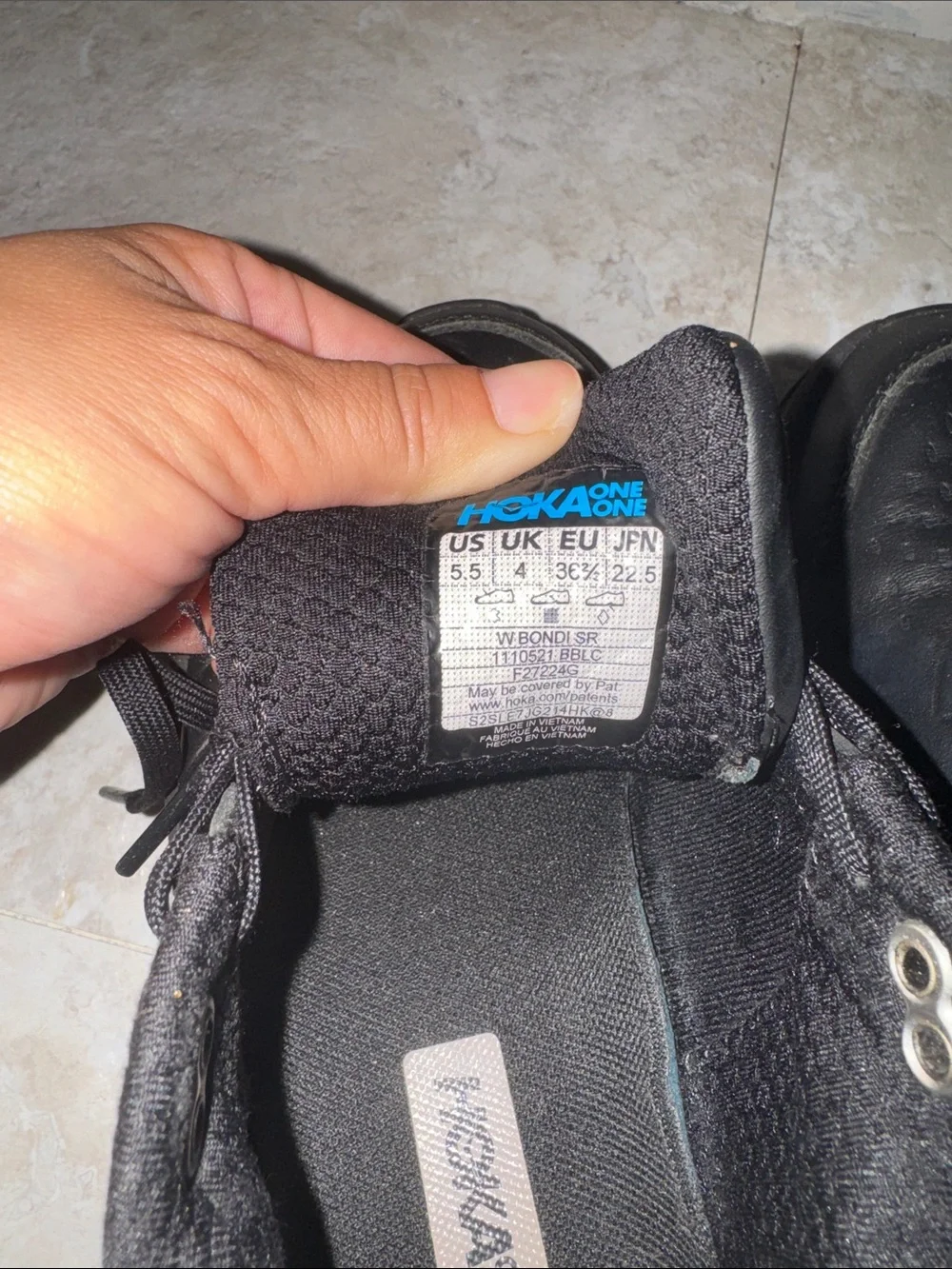 Hoka One One Women's All-Black Athletic Trainers